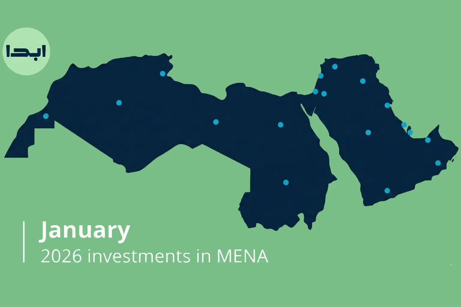 الشركات الناشئة في الشرق الأوسط وشمال أفريقيا تجمع 563 مليون دولار في يناير 2026
